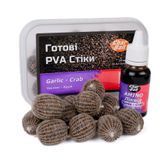 Готові PVA Стіки Часник - Краб NEW hotovi-pva-stiky-garlic-crab фото