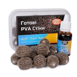 Готові PVA Стіки Кріль - Тигровий Горіх NEW hotovi-pva-stiky-krill-tiger-nut фото