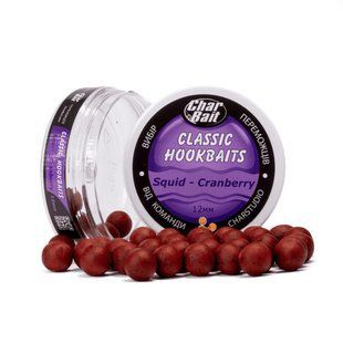 Насадковий бойл Кальмар - Журавлина (Squid - Cranberry) 12мм Hookbait-Squid-Cranberry фото
