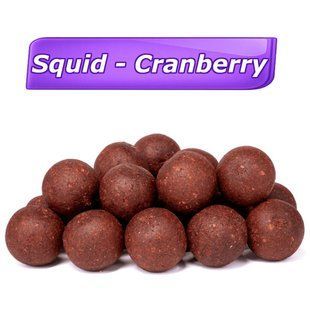 Бойл Розчинний Кальмар - Журавлина 24мм - 1кг Boil-Soulable-Squid-Cranberry фото