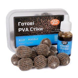 Готові PVA Стіки Кріль - Халібут NEW hotovi-pva-stiky-kril-khalibut-krill-halibut фото