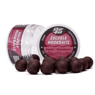 Розчинний насадковий бойл Кальмар - Ожина (Squid - Blackberry) 20мм Soluble-Hookbait-Squid-Rasberry фото