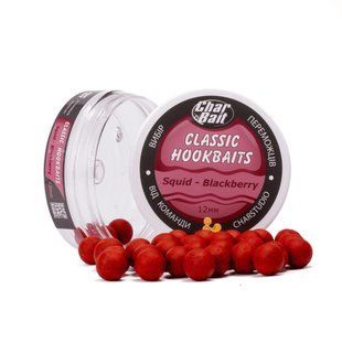 Насадковий бойл Кальмар-Ожина (Squid-Blackberry) 12мм Hookbait-Squid-Blackberry фото