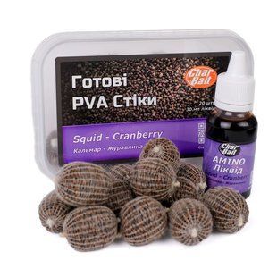 Готові PVA Стіки Кальмар - Журавлина NEW hotovi-pva-stiky-kalmar-zhuravlyna-squid-cranberry фото